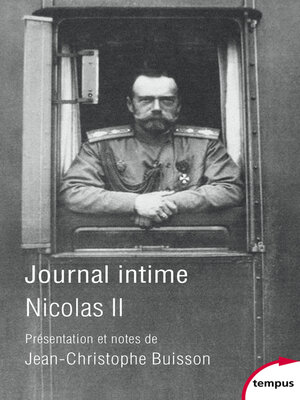 cover image of Journal intime de Nicolas II
